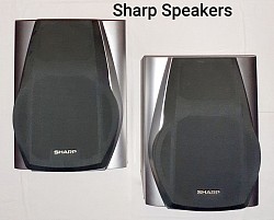 SOLD | Sharp subwoofer speakers Set of 2