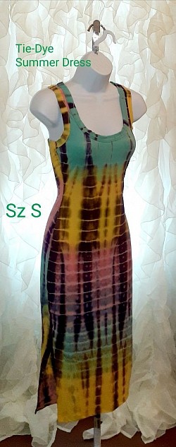 Tye Dye Summer Dress S