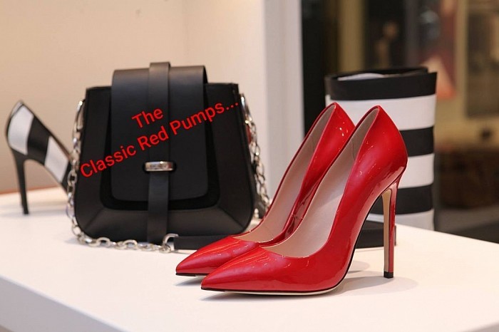 The pump shoe style is a fashion classic. While the shoe was popular through the '50s, the style made a massive resurgence in the 1980s, when it was the shoe to wear with the glamorous dresses that defined the era.