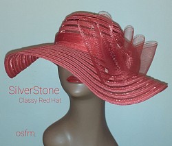 Classy Red Sun Hat