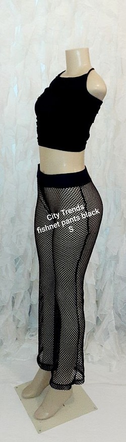 Black Fishnet Pants S