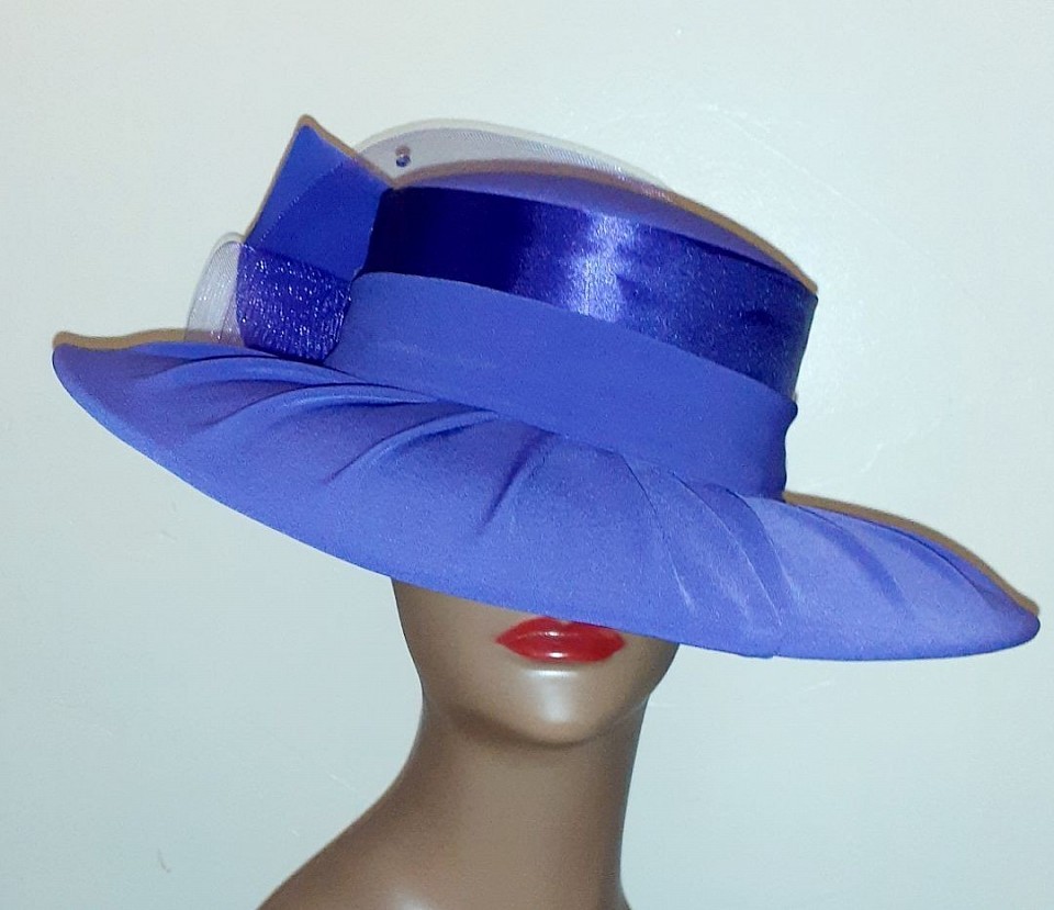 SOLD (buyer Virginia) Natasia Collection Sun Hat Elegant Formal osfm